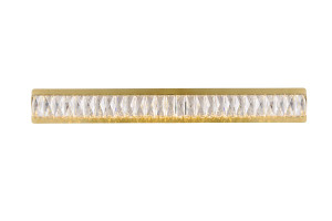 Monroe Integrated Led Chip Light Gold Wall Sconce Clear Royal Cut Crystal (3502W35G) Monroe Integrated Led Chip Light Gold Wall Sconce Clear Royal Cut Crystal (3502W35G)
