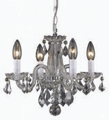 Azalea Collection Pendant D15In H12In Lt:4 Chrome Finish  (LD7804D15C)