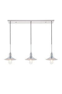 Etude 3 Light Chrome Pendant (LD4033D42C) Etude 3 Light Chrome Pendant (LD4033D42C)