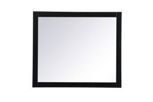 Aqua Vanity Mirror 42X36 Inch In Black (VM24236BK) Aqua Vanity Mirror 42X36 Inch In Black (VM24236BK)