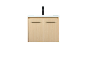 24 Inch Single Bathroom Vanity In Maple (VF44524MMP)