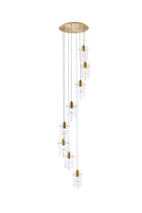 Hana 8 Light Gold Pendant (5202D18G)