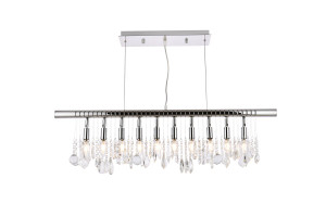 Chorus Line 10 Light Chrome Chandelier Clear Royal Cut Crystal (V3100D40C/RC) Chorus Line 10 Light Chrome Chandelier Clear Royal Cut Crystal (V3100D40C/RC)