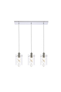 Hana 3 Lights Chrome Pendant (5202D24C)