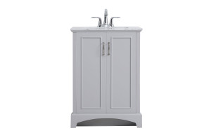 Hampson 24" Single Grey Bathroom Vanity (VF90624GR)
