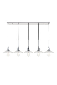 Waltz 5 Light Chrome Pendant (LD4040D48C) Waltz 5 Light Chrome Pendant (LD4040D48C)
