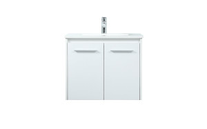 Penn 24" Single White Bathroom Vanity (VF44524MWH)