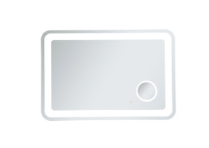 Lux 27In X 40In Hardwired Led Mirror With Magnifier And Color Changing Temperature 3000K/4200K/6000K (MRE52740) Lux 27In X 40In Hardwired Led Mirror With Magnifier And Color Changing Temperature 3000K/4200K/6000K (MRE52740)