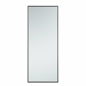 Metal Frame Rectangle Mirror 24 Inch In Black (MR42460BK) Metal Frame Rectangle Mirror 24 Inch In Black (MR42460BK)