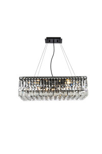 Maxime 24 Inch Black Chandelier (V2034D24BK/RC) Maxime 24 Inch Black Chandelier (V2034D24BK/RC)