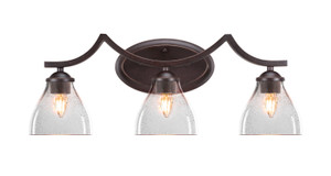 Zilo 3 Light Vanity Light In Dark Granite (553-DG-4760)