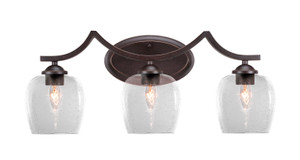 Zilo 3 Light Vanity Light In Dark Granite (553-DG-4810)