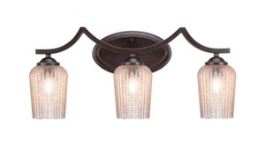 Zilo 3 Light Vanity Light In Dark Granite (553-DG-4253)