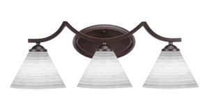 Zilo 3 Light Vanity Light In Dark Granite (553-DG-4051)