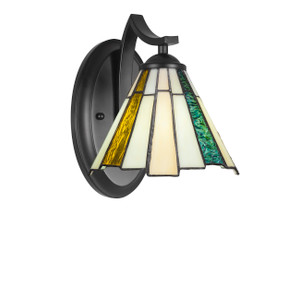 Zilo 1 Light Wall Sconce In Matte Black (551-MB-9335)