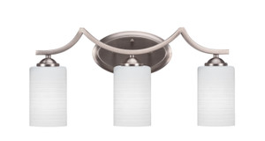 Zilo 3 Light Vanity Light In Graphite (553-GP-4061)