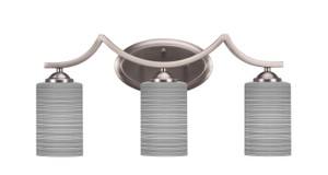 Zilo 3 Light Vanity Light In Graphite (553-GP-4062)