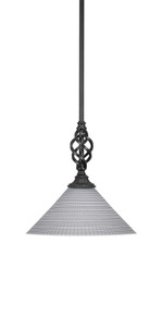 Elegante 1 Light Mini Pendant In Matte Black (80-MB-4002) Elegante 1 Light Mini Pendant In Matte Black (80-MB-4002)