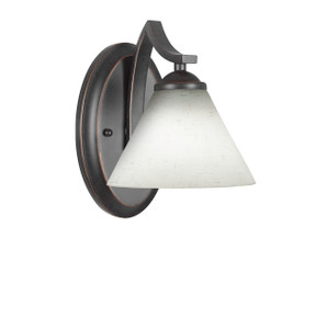 Zilo 1 Light Wall Sconce In Dark Granite (551-DG-312)