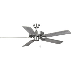 AirPro 52 in. Brushed Nickel 5-Blade ENRGY STAR Rated AC Motor Transitional Ceiling Fan (P250084-009)