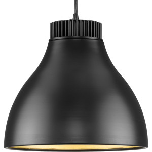 Radian LED Collection Modern Matte Black Metal Pendant (P500372-31M-30)