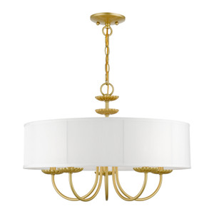 Brookdale 5 Light Soft Gold Pendant Chandelier (42985-33) Brookdale 5 Light Soft Gold Pendant Chandelier (42985-33)