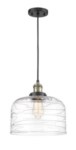 X-Bell 1 Light Mini Pendant In Black Antique Brass (201C-BAB-G713-L) X-Bell 1 Light Mini Pendant In Black Antique Brass (201C-BAB-G713-L)