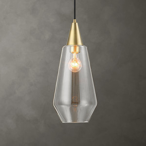 Eichler Antique Brass 1 Light Mini Pendant (21559)