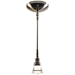 Optix Matte Chrome LED Pendant (63051LED-MC/ACR)
