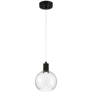 Port Nine Burgundy Matte Black Burgundy LED Pendant (63142LEDDLP-MBL/SDG)