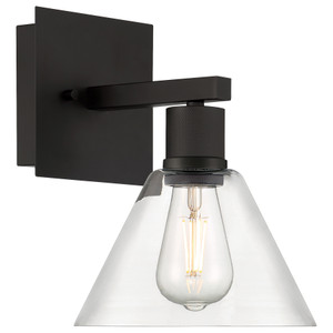 Port Nine Martini Matte Black Martini LED Wall Light (63143LEDDLP-MBL/CLR) Port Nine Martini Matte Black Martini LED Wall Light (63143LEDDLP-MBL/CLR)