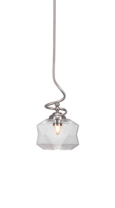 Capri 1 Light Pendant In Brushed Nickel (900-BN-4490) Capri 1 Light Pendant In Brushed Nickel (900-BN-4490)