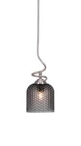 Capri 1 Light Pendant In Brushed Nickel (900-BN-4912)