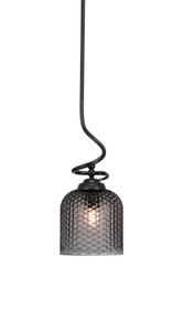 Capri 1 Light Pendant In Matte Black (900-MB-4912)