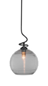 Capri 1 Light Pendant In Matte Black (900-MB-5130)