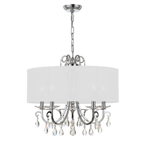 Othello 5 Light Polished Chrome Chandelier (6625-CH-CL-MWP)