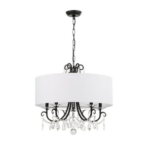 Othello 5 Light Black Chandelier (6625-MK-CL-MWP)