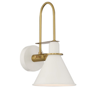 Medford 1 Light White Sconce (MED-B5501-WH)