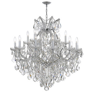 Maria Theresa 19 Light Polished Chrome Chandelier (4418-CH-CL-I) Maria Theresa 19 Light Polished Chrome Chandelier (4418-CH-CL-I)