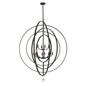 Luna 12 Light Bronze Chandelier (590-EB) Luna 12 Light Bronze Chandelier (590-EB)