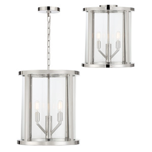 Libby Langdon 4 Light Polished Nickel Semi-Flush (DEV-B8004-PN_CEILING) Libby Langdon 4 Light Polished Nickel Semi-Flush (DEV-B8004-PN_CEILING)