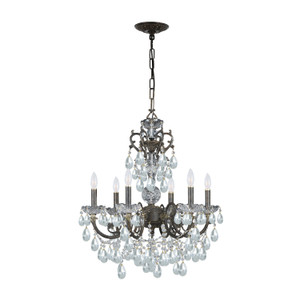 Legacy 6 Light Bronze Chandelier (5196-EB-CL-MWP)