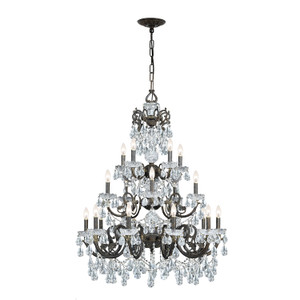 Legacy 20 Light Bronze Chandelier (5190-EB-CL-S)