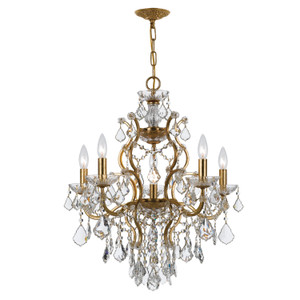 Filmore 6 Light Antique Gold Chandelier (4455-GA-CL-MWP)
