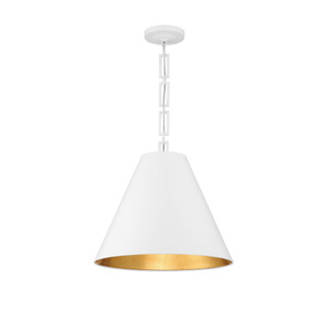 Brian Patrick Flynn 3 Light White & Antique Gold Chandelier (8687-MT-GA) Brian Patrick Flynn 3 Light White & Antique Gold Chandelier (8687-MT-GA)
