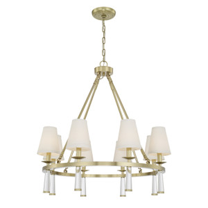 Baxter 8 Light Antique Aged Brass Chandelier (8867-AG) Baxter 8 Light Antique Aged Brass Chandelier (8867-AG)