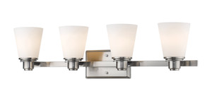 Kayla 4 Light Vanity in Brushed Nickel (7001-4V-BN)