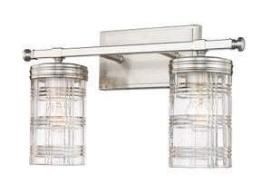 Archer 2 Light Vanity in Brushed Nickel (344-2V-BN)