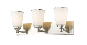 Jarra 3 Light Vanity  in Brushed Nickel (432-3V-BN)