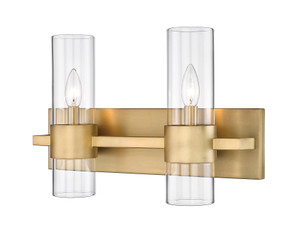 Lawson 2 Light Vanity in Rubbed Brass (343-2V-RB)